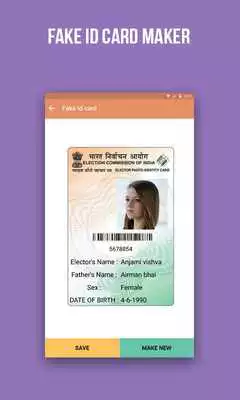 Play Fake Voter ID Card Maker