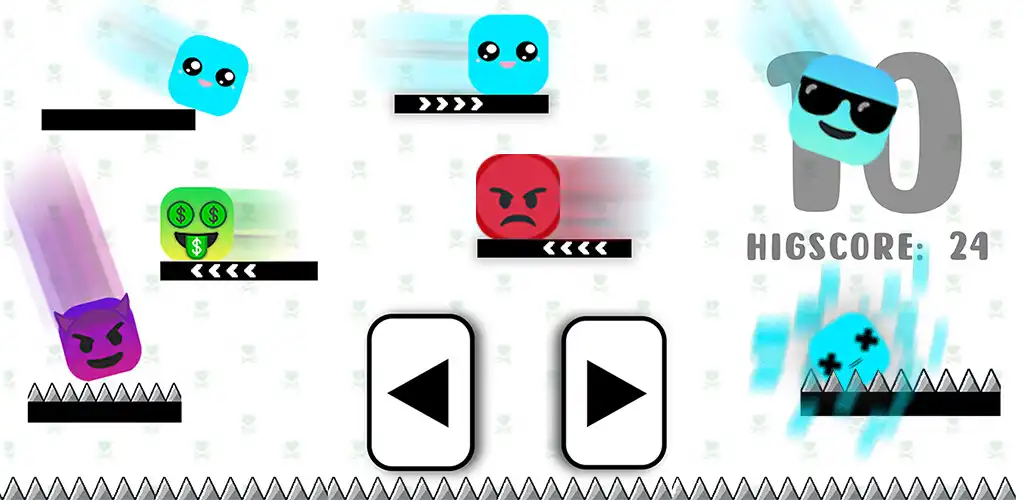Play FallCube - Slide the cube! as an online game FallCube - Slide the cube! with UptoPlay