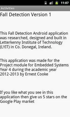 Play Fall Detection V1.0 Play Fall Detection V1.0