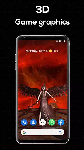 Play Fallen Angel Live Wallpaper