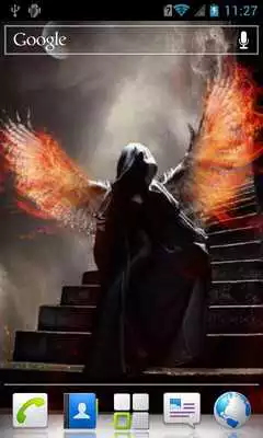 Play Fallen Angel Live Wallpaper