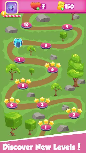 Play Fallens - Match 3 Blast Game as an online game Fallens - Match 3 Blast Game with UptoPlay