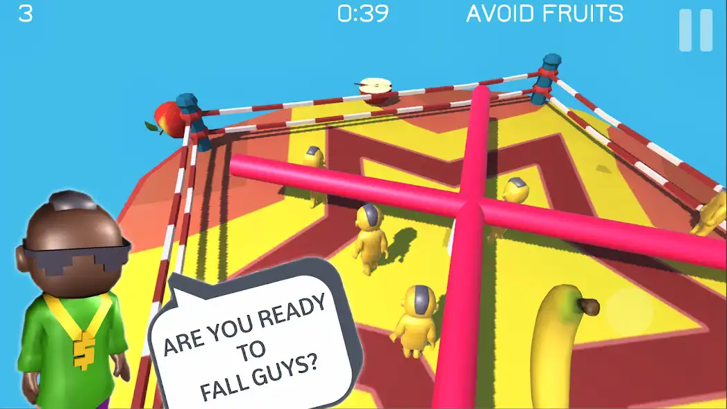 Play Fall Guys Flat On Ground  and enjoy Fall Guys Flat On Ground with UptoPlay