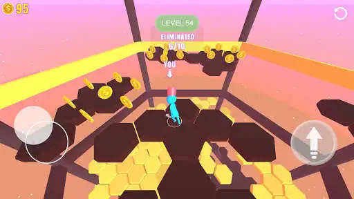 Play Fall Guys Hexagone as an online game Fall Guys Hexagone with UptoPlay