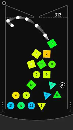 Play Falling Ballz - addictive physics balls game as an online game Falling Ballz - addictive physics balls game with UptoPlay