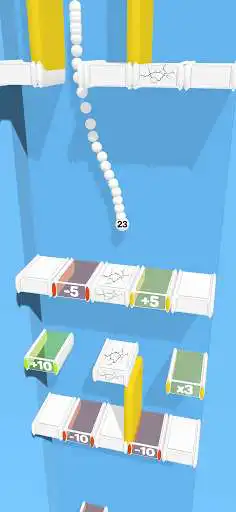 Play Falling Snake 3D as an online game Falling Snake 3D with UptoPlay