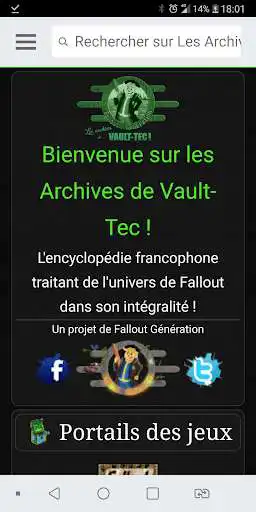 Play Fallout Wiki - Les Archives de Vault-Tec and enjoy Fallout Wiki - Les Archives de Vault-Tec with UptoPlay Play Fallout Wiki - Les Archives de Vault-Tec and enjoy Fallout Wiki - Les Archives de Vault-Tec with UptoPlay