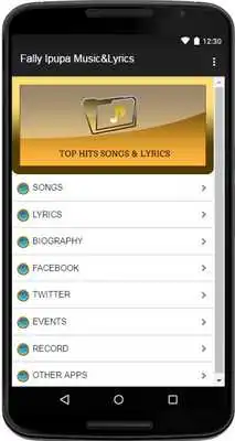 Play Fally Ipupa MusicLyrics