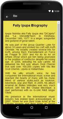 Play Fally Ipupa MusicLyrics