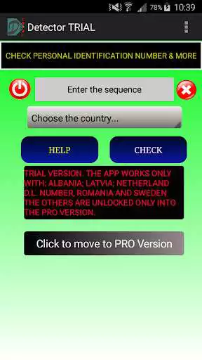 Play APK False Document Detector TRIAL  and enjoy False Document Detector TRIAL with UptoPlay com.check_PINT.android