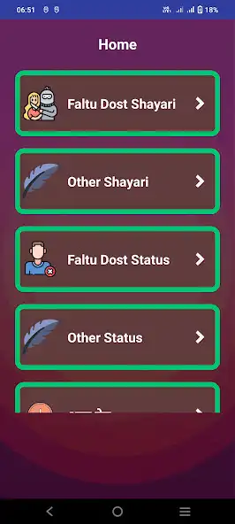 Play Faltu Dost Status Shayari SMS as an online game Faltu Dost Status Shayari SMS with UptoPlay