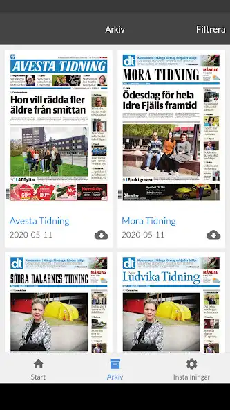 Play Falu-Kuriren e-tidning as an online game Falu-Kuriren e-tidning with UptoPlay