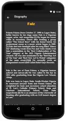 Play Falz Lyrics Music