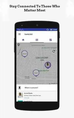 Play Family 360 : GPS locator for your friends/family.