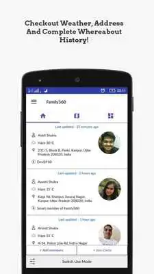 Play Family 360 : GPS locator for your friends/family.