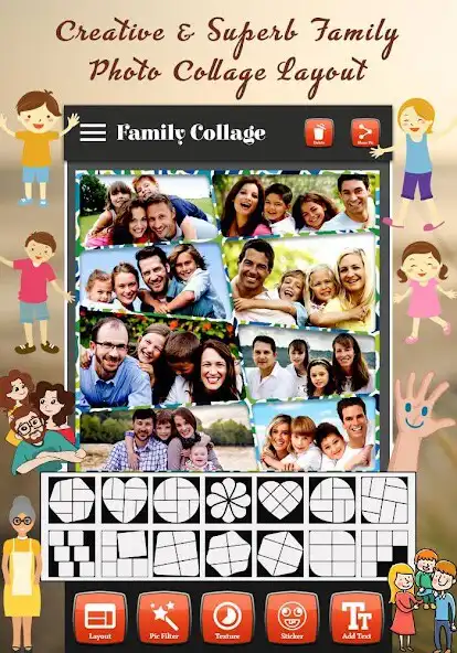 Play Family Collage Maker as an online game Family Collage Maker with UptoPlay