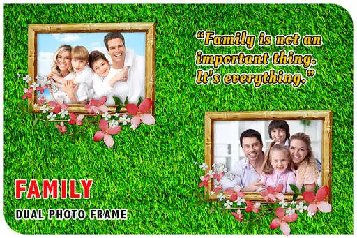 Play Family Dual Photo Frame  and enjoy Family Dual Photo Frame with UptoPlay