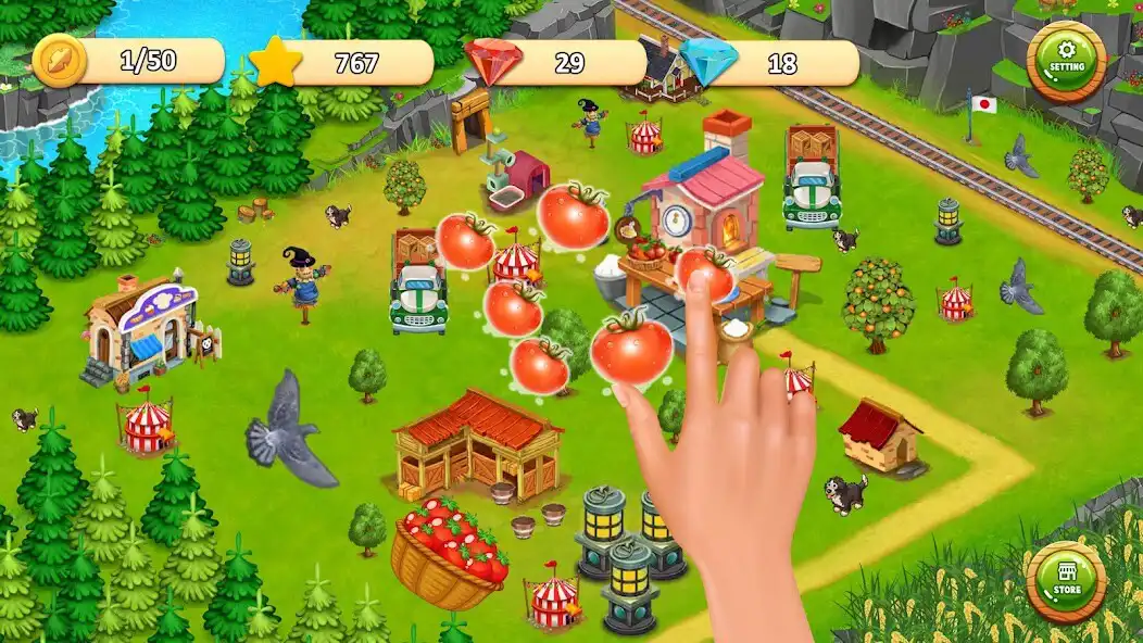 Play Family Farm Games Farming Town  and enjoy Family Farm Games Farming Town with UptoPlay