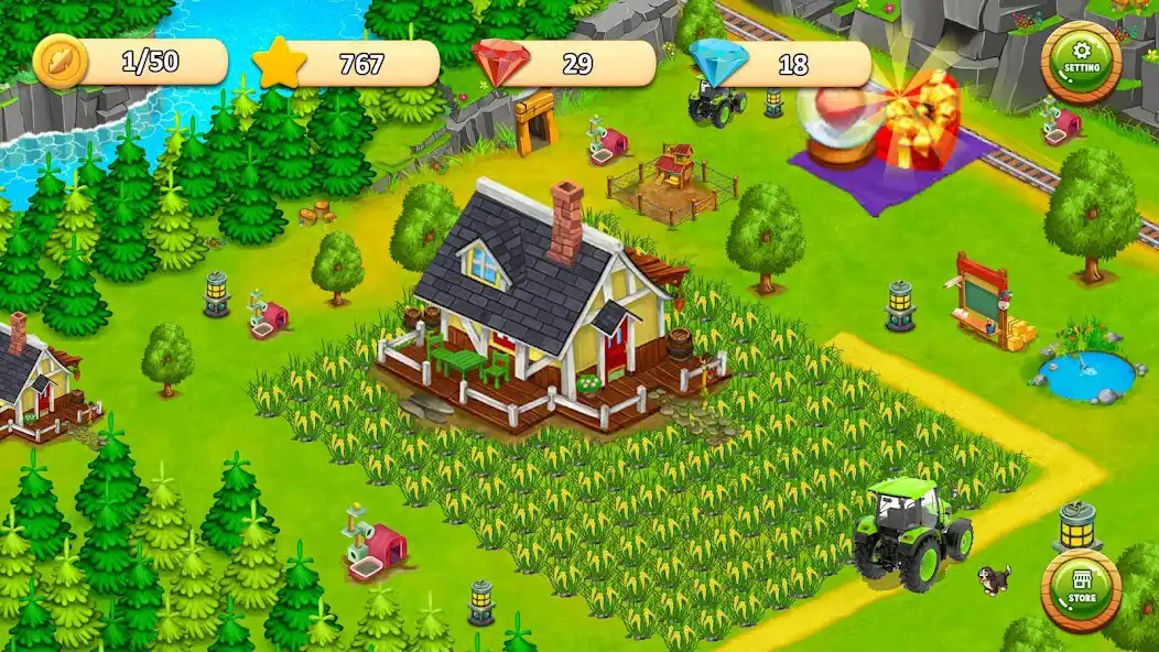 Play Family Farm Games Farming Town as an online game Family Farm Games Farming Town with UptoPlay