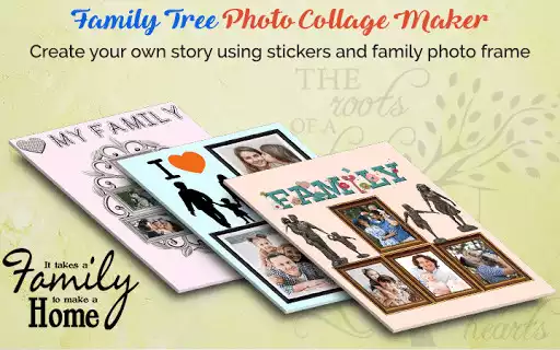 Play Family Tree Photo Collage Maker as an online game Family Tree Photo Collage Maker with UptoPlay