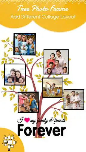 Play Family Tree Photo Frames - Tree Photo Collage as an online game Family Tree Photo Frames - Tree Photo Collage with UptoPlay