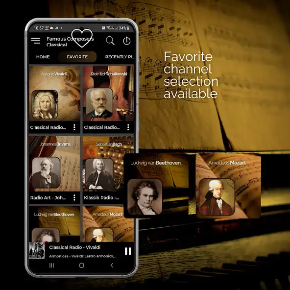 Play Famous Composers Classical as an online game Famous Composers Classical with UptoPlay