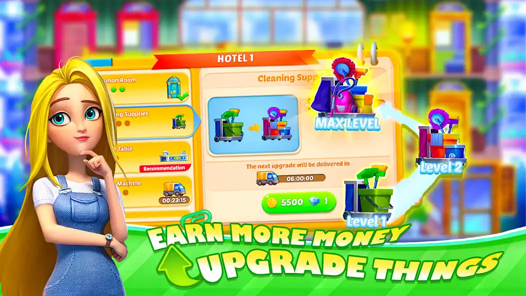 Play Famous Hotel - Hotel Manager as an online game Famous Hotel - Hotel Manager with UptoPlay