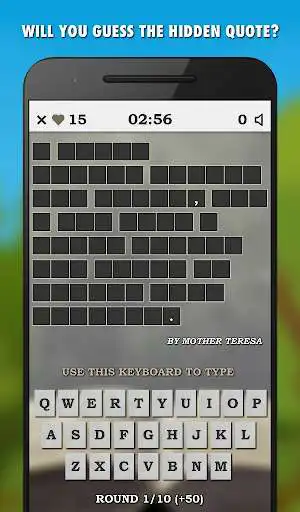Play Famous Quotes Guessing Game  and enjoy Famous Quotes Guessing Game with UptoPlay
