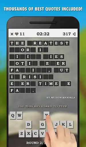 Play Famous Quotes Guessing Game as an online game Famous Quotes Guessing Game with UptoPlay