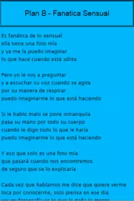 Play Fanatica Sensual Letra-Plan B