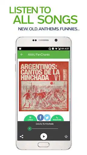Play FanChants: Argentinos Fans Songs & Chants as an online game FanChants: Argentinos Fans Songs & Chants with UptoPlay