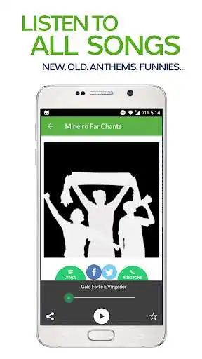 Play FanChants: Atletico Mineiro Fans Songs  Chants as an online game FanChants: Atletico Mineiro Fans Songs  Chants with UptoPlay