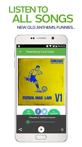 Play FanChants: Fenerbahce Fans Songs & Chants as an online game FanChants: Fenerbahce Fans Songs & Chants with UptoPlay