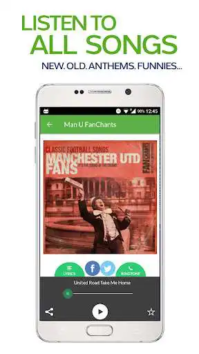 Play FanChants: Manchester Utd Fans Songs & Chants as an online game FanChants: Manchester Utd Fans Songs & Chants with UptoPlay