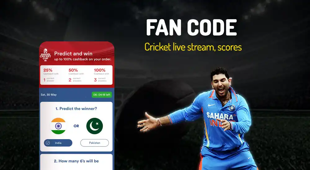 Play Fan Code Guide - Cricket Live Stream, Predictions as an online game Fan Code Guide - Cricket Live Stream, Predictions with UptoPlay