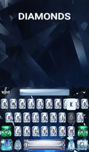 Play Fancy Diamonds Custom Keyboard + Live Wallpaper as an online game Fancy Diamonds Custom Keyboard + Live Wallpaper with UptoPlay