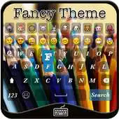 Free play online Fancy Emoji Keyboard Theme APK