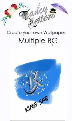 Play Fancy Letter Wallpaper Maker Play Fancy Letter Wallpaper Maker