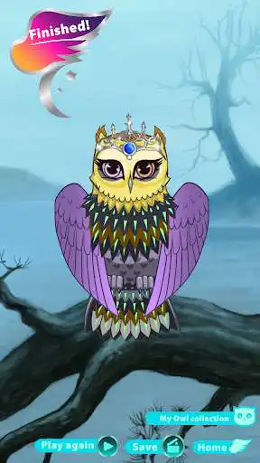 Play Fancy Owl - Dress Up Game
