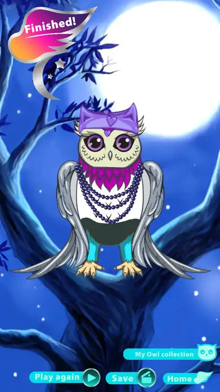 Play Fancy Owl - Dress Up Game