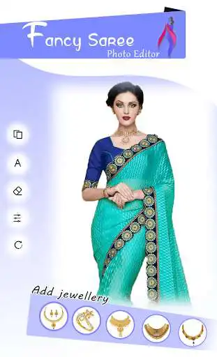 Play Fancy Saree Photo Editor - Photo Fit as an online game Fancy Saree Photo Editor - Photo Fit with UptoPlay