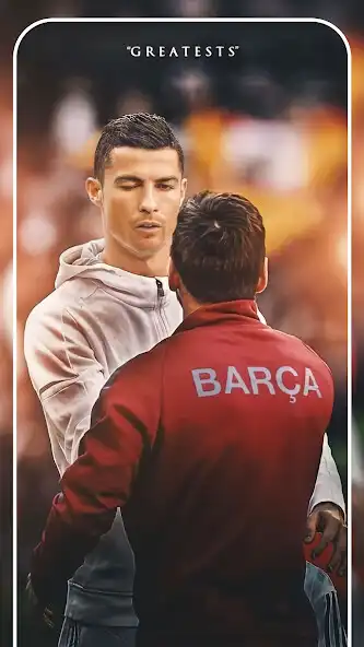 Play Fans Ronaldo Messi Wallpaper as an online game Fans Ronaldo Messi Wallpaper with UptoPlay