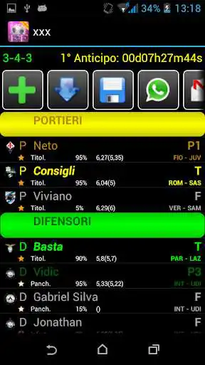Play Fantacalcio  and enjoy Fantacalcio with UptoPlay