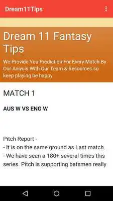 Play Fantasy 11 Sports Guru Tips (Dream11, My team11) Play Fantasy 11 Sports Guru Tips (Dream11, My team11)