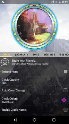 Play Fantasy Clock Widget