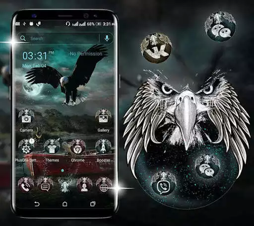 Play Fantasy Eagle Launcher Theme  and enjoy Fantasy Eagle Launcher Theme with UptoPlay