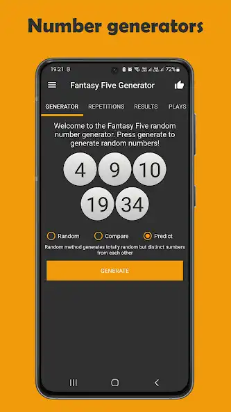 Play Fantasy Five Generator  and enjoy Fantasy Five Generator with UptoPlay