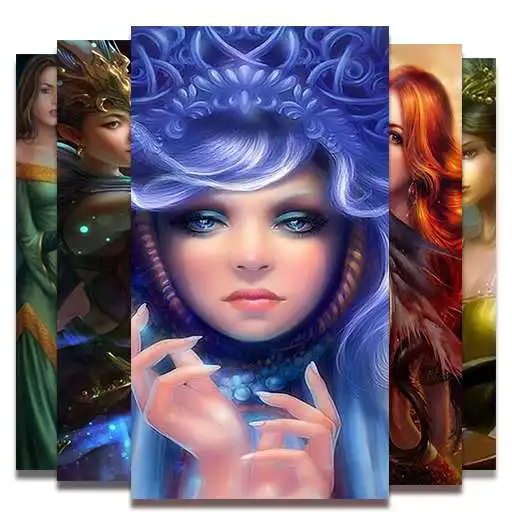 Free play online Fantasy Girls wallpapers  APK