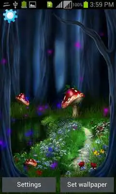 Play Fantasy Magic touch Touch Live Wallpapers