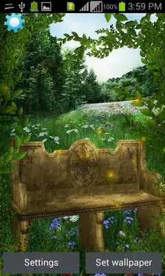 Play Fantasy Magic touch Touch Live Wallpapers